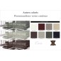 - Canapé d'angle en cuir buffle italien de luxe 6/7 places BELLALIGNA, couleur personnalisée, angle gauche - Canapé d'angle en cuir buffle italien de luxe 6/7 places BELLALIGNA, couleur personnalisée, angle gauche