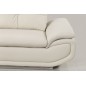 - Canapé d'angle en cuir buffle italien de luxe 6/7 places BELLALIGNA, blanc, angle gauche - Canapé d'angle en cuir buffle italien de luxe 6/7 places BELLALIGNA, blanc, angle gauche