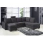 Canapé d'angle en tissu de qualité MODULAR, gris foncé, angle droit, 6/7 Places Canapé d'angle en tissu de qualité MODULAR, gris foncé, angle droit, 6/7 Places