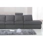 Canapé 6 places en tissu de qualité GALLA, gris clair Canapé 6 places en tissu de qualité GALLA, gris clair