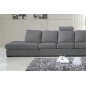 Canapé 7 places en tissu de qualité LIVING, gris clair Canapé 7 places en tissu de qualité LIVING, gris clair