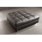 Canapé d'angle en cuir buffle italien de luxe 7/8 places PENTHOUSE, noir, angle gauche Canapé d'angle en cuir buffle italien de luxe 7/8 places PENTHOUSE, noir, angle gauche