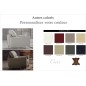Fauteuil 1 place en cuir italien buffle RIVOLI, couleurs personnalisées. Fauteuil 1 place en cuir italien buffle RIVOLI, couleurs personnalisées.