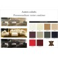 Canapé modulable COMBINO CUIR PRESTIGE LUXE, couleur personnalisée
