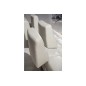 Canapé d'angle en cuir de buffle italien de luxe 6/7 places, GIOVANI, gris clair, angle gauche Canapé d'angle en cuir de buffle italien de luxe 6/7 places, GIOVANI, gris clair, angle gauche