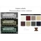 Canapé 3 places en cuir italien buffle JASON, couleur personnalisée