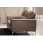 Canapé 3 places en cuir italien buffle LUIGI, beige
