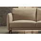 Canapé 2 places en cuir italien buffle ROMEO, beige Canapé 2 places en cuir italien buffle ROMEO, beige