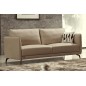 Canapé 3 places en cuir italien buffle ROMEO, beige Canapé 3 places en cuir italien buffle ROMEO, beige