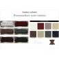 Canapé 3 places en cuir italien buffle ROMEO, couleur personnalisée Canapé 3 places en cuir italien buffle ROMEO, couleur personnalisée