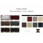 Canapé 2 places en cuir italien buffle ROMEO, couleur personnalisée Canapé 2 places en cuir italien buffle ROMEO, couleur personnalisée