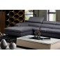 - Canapé d'angle en tissu de qualité 5 places, SALERNO, gris foncé, angle gauche - Canapé d'angle en tissu de qualité 5 places, SALERNO, gris foncé, angle gauche