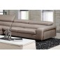 Canapé d'angle en tissu de qualité 5 places, SALERNO, beige, angle gauche Canapé d'angle en tissu de qualité 5 places, SALERNO, beige, angle gauche