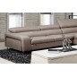 - Canapé d'angle en tissu de qualité 5 places, SALERNO, noir, angle droit - Canapé d'angle en tissu de qualité 5 places, SALERNO, noir, angle droit