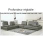 COMMANDE PERSONNALISEE Canapé d'angle en cuir buffle épais italien de luxe, cuir épais sur demande du client, 7/8 places PENTHOU COMMANDE PERSONNALISEE Canapé d'angle en cuir buffle épais italien de luxe, cuir épais sur demande du client, 7/8 places PENTHOU