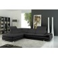 - Canapé d'angle ITALIA en cuir haut de gamme italien vachette Vénésetti Cuir Prestige luxe Noir Angle à gauche vu de face - Vén - Canapé d'angle ITALIA en cuir haut de gamme italien vachette Vénésetti Cuir Prestige luxe Noir Angle à gauche vu de face - Vén