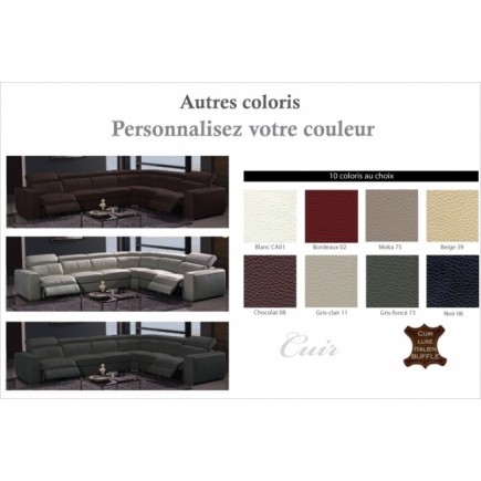 Paiement du solde la Commande de Madame Nathalie Agullo MAXIRELAX, COULEUR CHOCOLAT, ANGLE DROIT