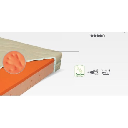 Matelas STARVISCO mémoire de forme Luxe. 80X190 cm, épaisseur 16 cm, MATERASI