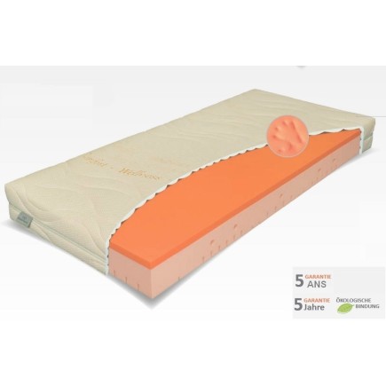 Matelas STARVISCO mémoire de forme Luxe. 140X190 cm, épaisseur 16 cm, MATERASI