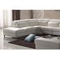 Canapé d'angle relax en cuir buffle italien de luxe RELAXINO, blanc, angle gauche, 7/8 places Canapé d'angle relax en cuir buffle italien de luxe RELAXINO, blanc, angle gauche, 7/8 places