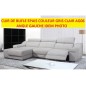 Fabrication personnalisée sur demande du client - Canapé d'angle double relax 2 assises relax électriques en cuir épais de buffl Fabrication personnalisée sur demande du client - Canapé d'angle double relax 2 assises relax électriques en cuir épais de buffl
