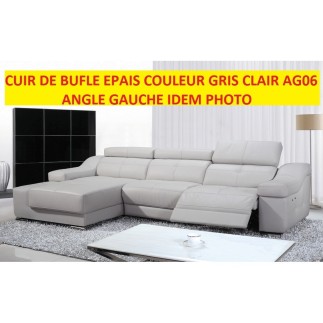 PAIEMENT DU SOLDE DE LA COMMANDE DU 19/06/2017 DE Mme ALINE LAUJAIS Canapé d'angle double relax 2 assises relax électrique en cu