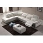 paiement du Solde de la commande Canapé d'angle relax en cuir buffle italien de luxe relaxino, beige et table Martens, angle gau