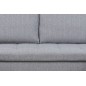 Canapé d'angle panoramique en tissu de qualité 6/7 places BOSTAR, gris clair avec méridienne, angle gauche et méridienne à droit Canapé d'angle panoramique en tissu de qualité 6/7 places BOSTAR, gris clair avec méridienne, angle gauche et méridienne à droit