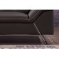 Canapé d'angle en cuir de buffle italien de luxe 5/6 places VIDA, chocolat, angle gauche Canapé d'angle en cuir de buffle italien de luxe 5/6 places VIDA, chocolat, angle gauche