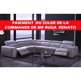 PAIEMENT DU SOLDE DE LA COMMANDE DE Mr renato ruga