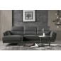 Canapé d'angle de luxe 5 places COSTA, coloris gris foncé, angle gauche Canapé d'angle de luxe 5 places COSTA, coloris gris foncé, angle gauche