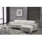 Canapé d'angle relax de luxe 5 places BRINDA, blanc, angle droit Canapé d'angle relax de luxe 5 places BRINDA, blanc, angle droit