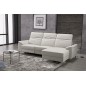Canapé d'angle relax de luxe 5 places BRINDA, blanc, angle droit Canapé d'angle relax de luxe 5 places BRINDA, blanc, angle droit