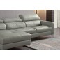 Canapé d'angle de luxe, 5 places ARGO, gris clair, angle gauche Canapé d'angle de luxe, 5 places ARGO, gris clair, angle gauche