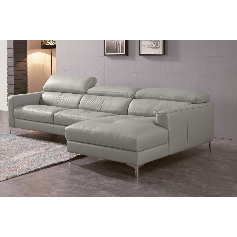 Canapé d'angle de luxe, 5 places ARGO, gris clair, angle droit Canapé d'angle de luxe, 5 places ARGO, gris clair, angle droit