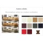 Canapé d'angle en cuir italien 7/8 places STAR, couleur personnalisée, angle gauche Canapé d'angle en cuir italien 7/8 places STAR, couleur personnalisée, angle gauche