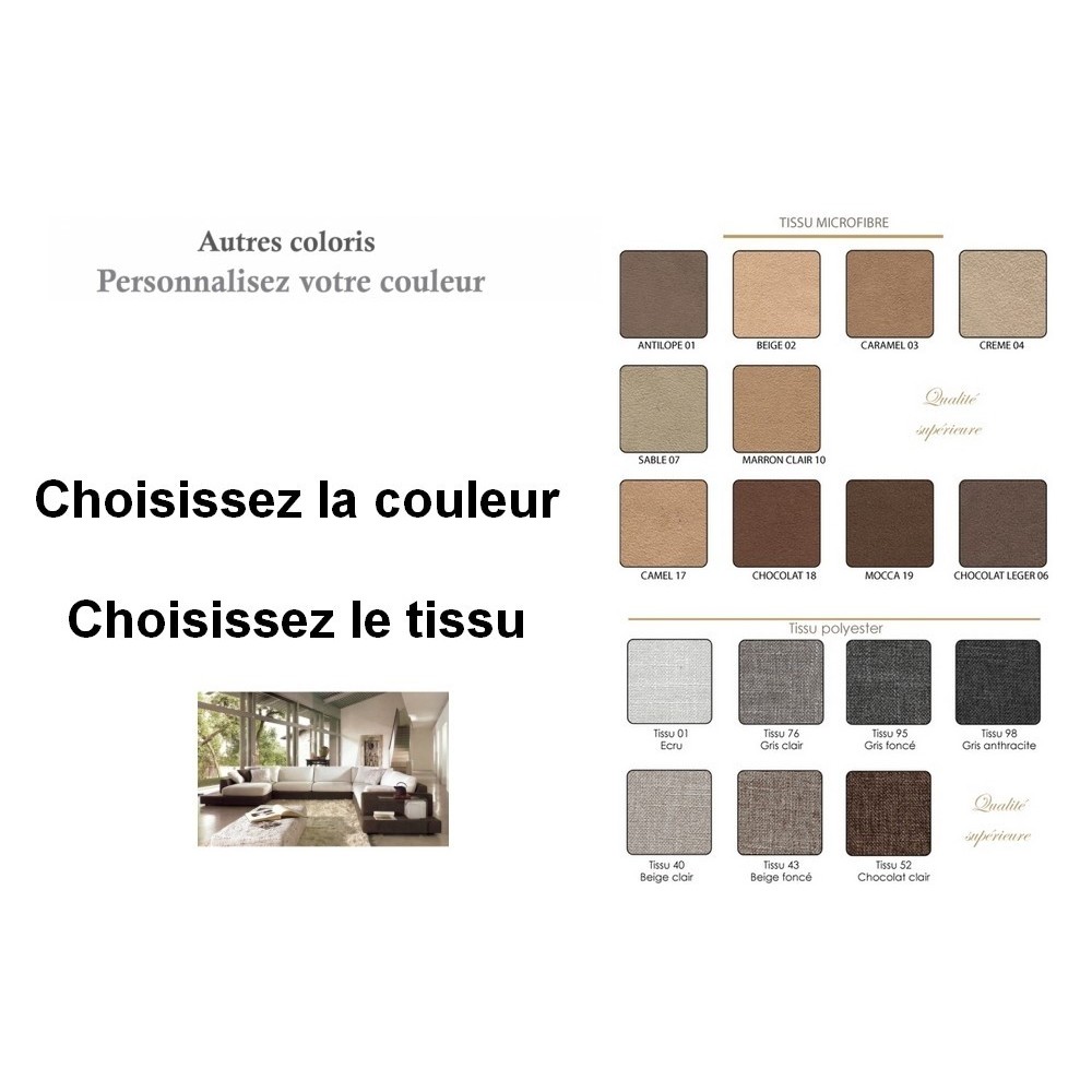 Canapé d'angle LOFT en tissu haut de gamme, coloris personnalisées, angle droit, 8 places Canapé d'angle LOFT en tissu haut de gamme, coloris personnalisées, angle droit, 8 places