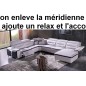 paiement commande M Ludovic Scheid, Fabrication sur mesure personnalisée sur demande du client canapé d'angle relax en cuir buff