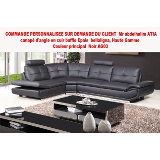 ACOMPTE DE LA COMMANDE PERSONNALISEE SUR DEMANDE DU CLIENT DU 15/02/2018 de Mr abdelhalim ATIA