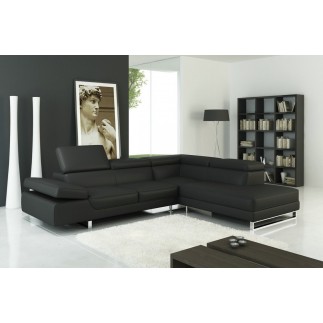1er paiement commande Mme RIOCHE, Canapé d'angle GEORGIO en cuir haut de gamme italien vachette Vénésetti. Cuir Prestige luxe. N