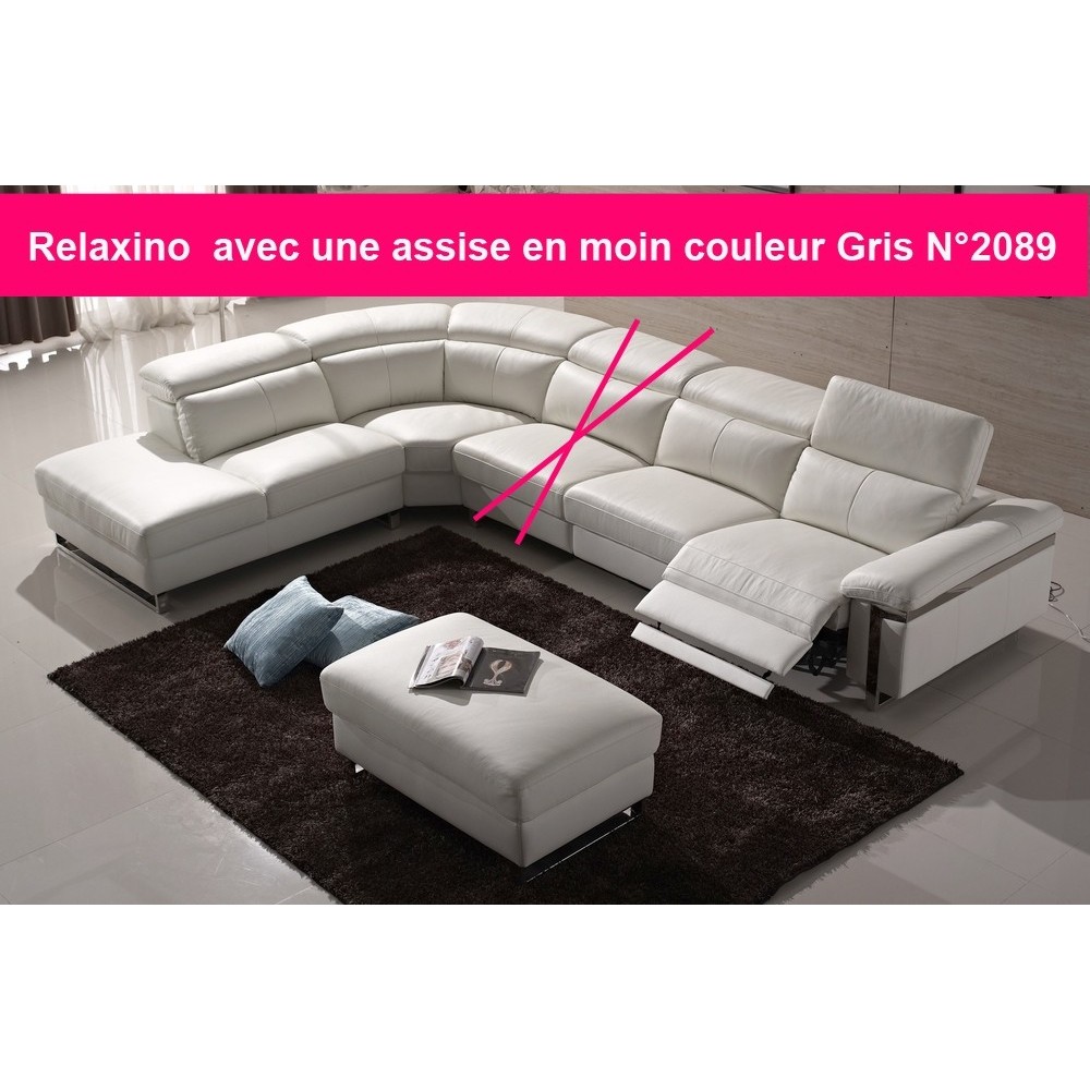 COMMANDE PERSONNALISEE SUR MESURE SUR DEMANDE DU CLIENT Mr jean claude lambert Canapé d'angle relax en cuir buffle Epais italien COMMANDE PERSONNALISEE SUR MESURE SUR DEMANDE DU CLIENT Mr jean claude lambert Canapé d'angle relax en cuir buffle Epais italien