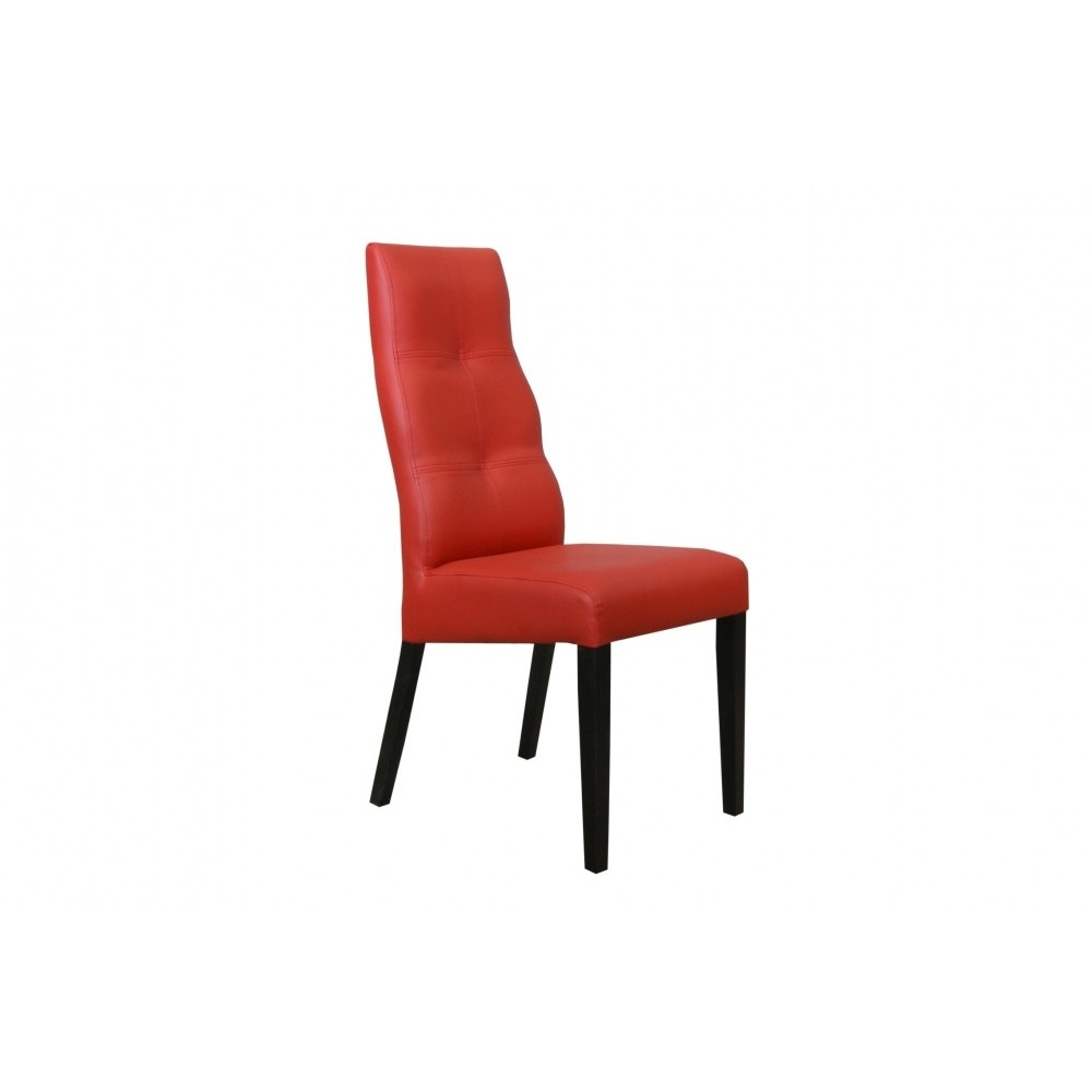 Chaise ELIA en simili, rouge Chaise ELIA en simili, rouge