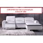 COMMANDE PERSONNALISEE SUR DEMANDE DU CLIENT , Cuir Epais Canapé d'angle relax en cuir de buffle italien de luxe FUNRELAX , Gris COMMANDE PERSONNALISEE SUR DEMANDE DU CLIENT , Cuir Epais Canapé d'angle relax en cuir de buffle italien de luxe FUNRELAX , Gris