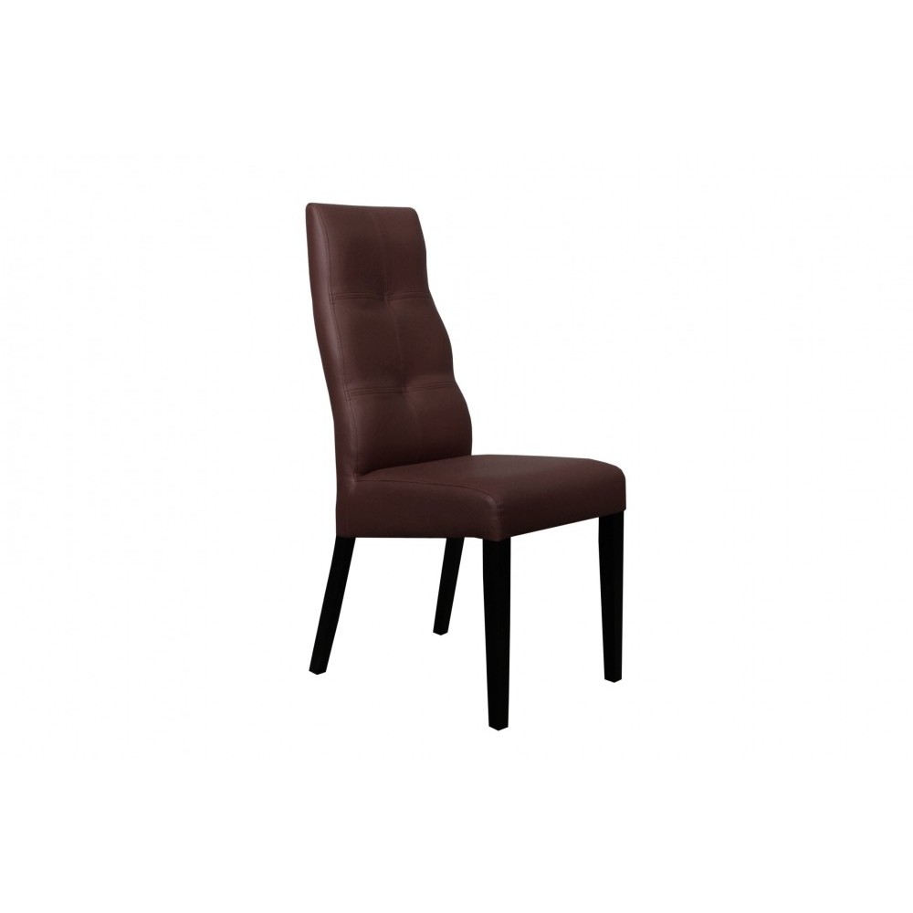 Chaise ELIA en simili, chocolat Chaise ELIA en simili, chocolat