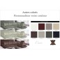 1er paiement commande , Canapé d'angle en cuir buffle italien de luxe 6/7 places bellaligna, couleur personnalisée bordeaux, ang