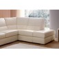 - Canapé d'angle BARSANO en cuir haut de gamme italien vachette. Cuir Prestige luxe. Ecru. Angle Gauche vu de face, 4/5 places - Canapé d'angle BARSANO en cuir haut de gamme italien vachette. Cuir Prestige luxe. Ecru. Angle Gauche vu de face, 4/5 places