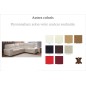 Canapé d'angle BARSANO en cuir haut de gamme italien vachette. Cuir Prestige luxe. Coueur personnalisée. Angle droit vu de face,