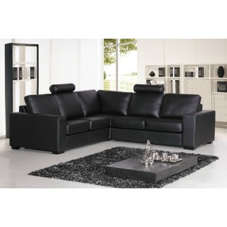1er paiement de la commande de Mme Hamida Benzouaoui. Canapé d'angle cuir buffle italien 5 places , albi, couleur noir. Payable