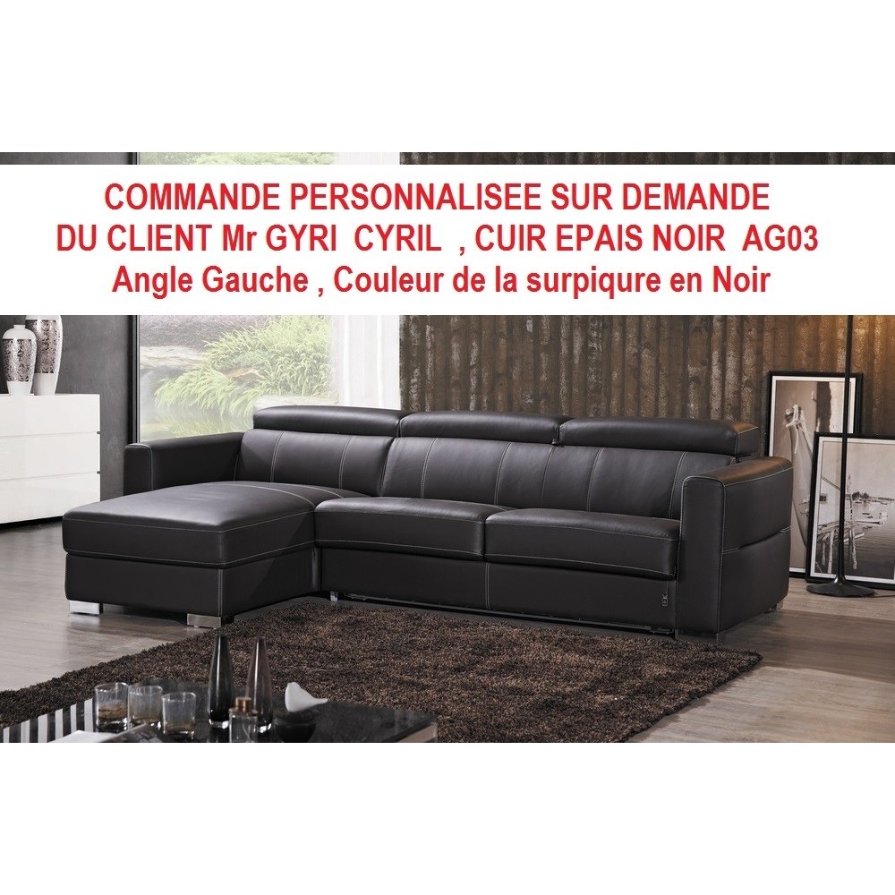 COMMANDE PERSONNALISEE SUR DEMANDE DU CLIENT POUR LE Canapé d'angle convertible en cuir de buffle EPAIS italien de luxe 5 places COMMANDE PERSONNALISEE SUR DEMANDE DU CLIENT POUR LE Canapé d'angle convertible en cuir de buffle EPAIS italien de luxe 5 places
