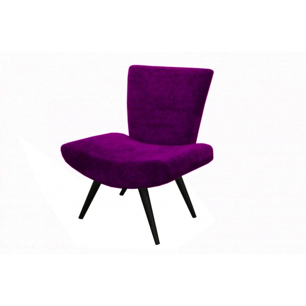 Chaise MAXOU en tissu, violet Chaise MAXOU en tissu, violet